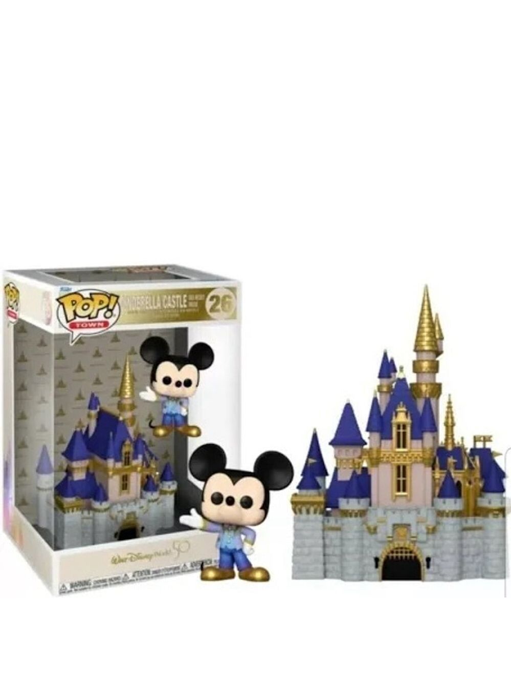 Funko Pop! Town: Walt Disney World 50th - Cinderella Castle w/ Mickey Mouse #26